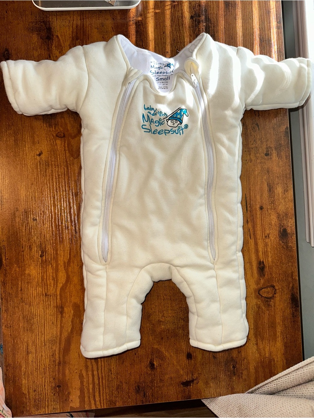 Baby Merlin Magic Sleepsuit Baby One-Piece in Cream by Love to Dream